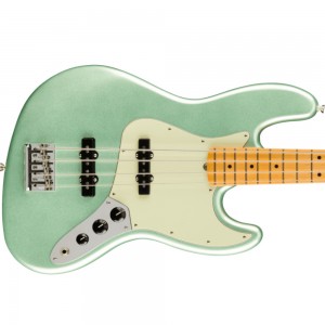 Fender American Professional II Jazz Bass, Maple Fingerboard, Mystic Surf Green