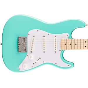 Squier Mini Stratocaster, Maple Fingerboard, Sea Foam Green
