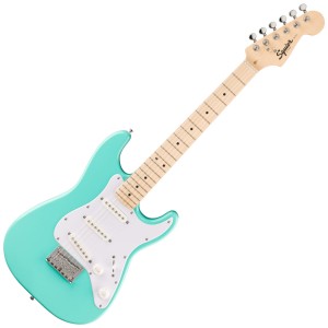 Squier Mini Stratocaster, Maple Fingerboard, Sea Foam Green