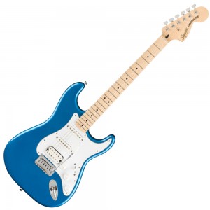 Fender Squier Affinity Series Stratocaster HSS Pack, Lake Placid Blue, Gig Bag, 15W Frontman Amp