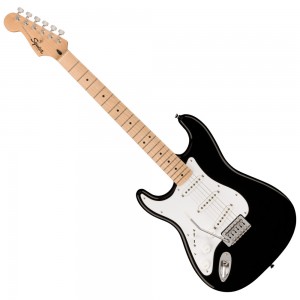 Fender Squier Sonic Stratocaster Left-Handed, Maple Fingerboard, Black