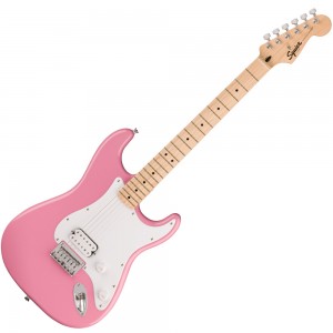 Squier Sonic Stratocaster HT H, Maple Fingerboard, Flash Pink