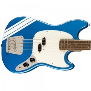 Fender Squier Classic Vibe '60s Competition Mustang Bass - Lake Placid Blue with Olympic White Stripes