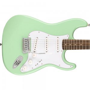 Fender Squier FSR Affinity Series Stratocaster, Laurel Fingerboard, Surf Green