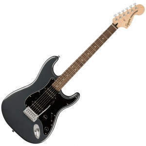Fender Squier Affinity Series Stratocaster HH, Laurel Fingerboard, Charcoal Frost Metallic