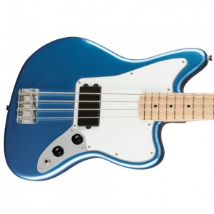 Fender Squier Affinity Series Jaguar Bass H, Maple Fingerboard, White Pickguard, Lake Placid Blue