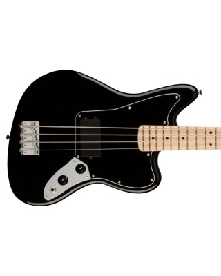 Fender Squier Affinity Series Jaguar Bass H, Maple Fingerboard, Black Pickguard, Black