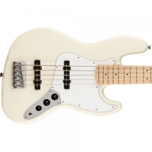 Fender Squier Affinity Series Jazz Bass V, Maple Fingerboard, Olympic White