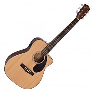 Fender CC-60SCE Semi Acoustic Concert Guitar, Walnut Fingerboard, Natural