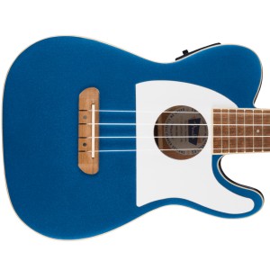 Fender Fullerton Tele Uke, Walnut Fingerboard, Lake Placid Blue