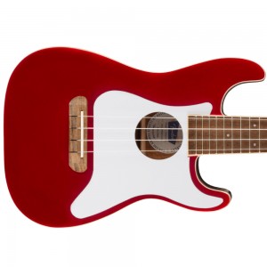 Fender Fullerton Strat Uke, Walnut Fingerboard, Candy Apple Red