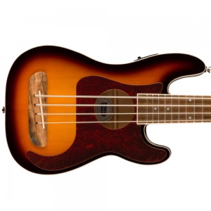 Fender Fullerton Precision Bass Uke, Walnut Fingerboard, 3-Colour Sunburst