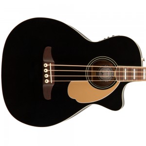 Fender Kingman Acoustic Bass, Walnut Fingerboard, Black
