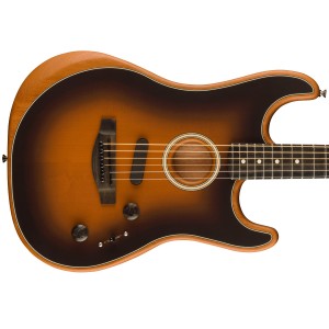 Fender Limited Edition American Acoustasonic Stratocaster, Ebony Fingerboard, 2-Colour Sunburst