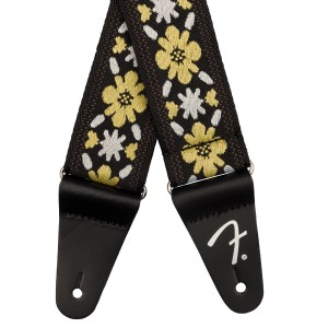 Fender Pasadena Woven Strap, Yellow Clover, 2