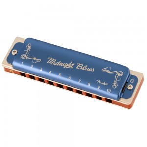 Fender Midnight Blues Harmonica, Key of G