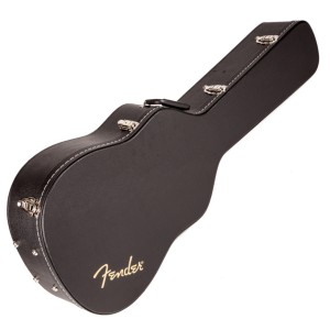 Fender Flat-Top Dreadnought Acoustic Guitar Case, Black