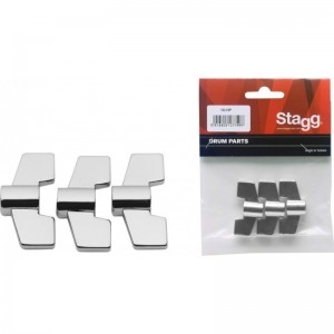 Stagg 13I-HP 8mm Wing Nut, 3-Pack