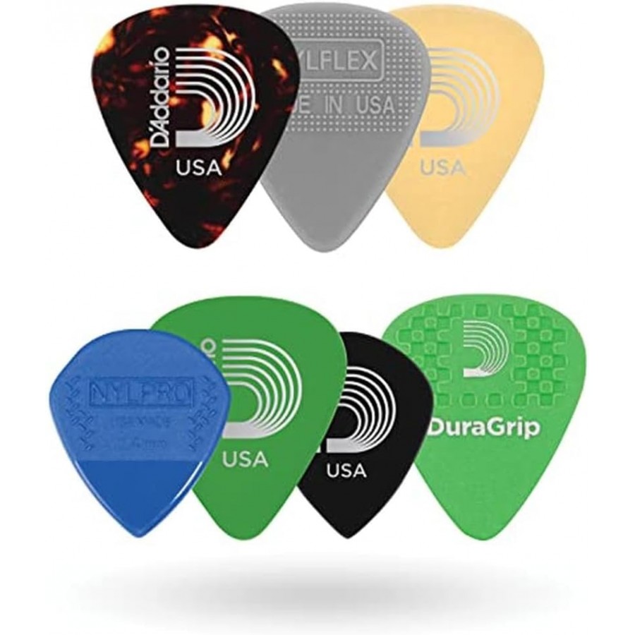 D'addario Medium Variety Picks 7-Pack