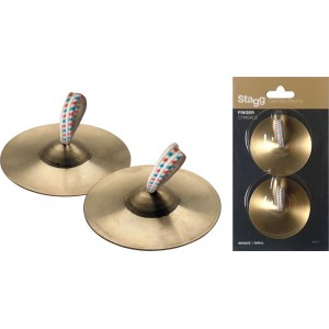 STAGG FCY-7 Pair of Brass Finger Cymbals