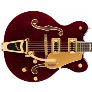Gretsch G5422TG Electromatic Classic Hollow Body Double-Cut with Bigsby, Gold Hardware, Walnut Stain
