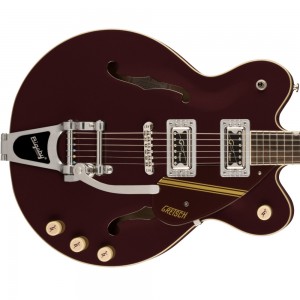 Gretsch G2604T Limited Edition Streamliner Rally II Center Block with Bigsby - Oxblood/Walnut Stain