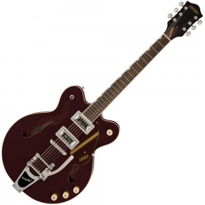 Gretsch G2604T Limited Edition Streamliner Rally II Center Block with Bigsby - Oxblood/Walnut Stain