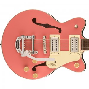 Gretsch G2655T Streamliner Center Block Jr. Double-Cut with Bigsby, Laurel Fingerboard, Coral