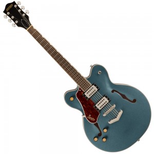 Gretsch G2622LH Streamliner Center Block Double-Cut with V-Stoptail, Left-Handed, Gunmetal