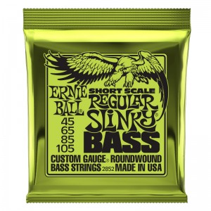 Ernie Ball 2852 Short Scale Regular Slinky Bass Strings (.045-.105)