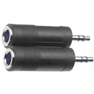 Stagg AC-PFSJMSH 6.3mm Jack Female to 3.5mm Stereo Jack Male, 2-Pack