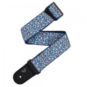 D'addario Eco Persian Woven Guitar Strap - Blue