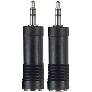 Stagg AC-PFSJMSH 6.3mm Jack Female to 3.5mm Stereo Jack Male, 2-Pack
