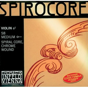  Thomastik-Infeld Violin Strings Spirocore Spiral Core - 3/4 Set Medium