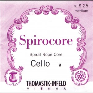 Thomastik-Infeld Cello Strings Spirocore Spiral Core Medium G Tungsten Wound 4/4