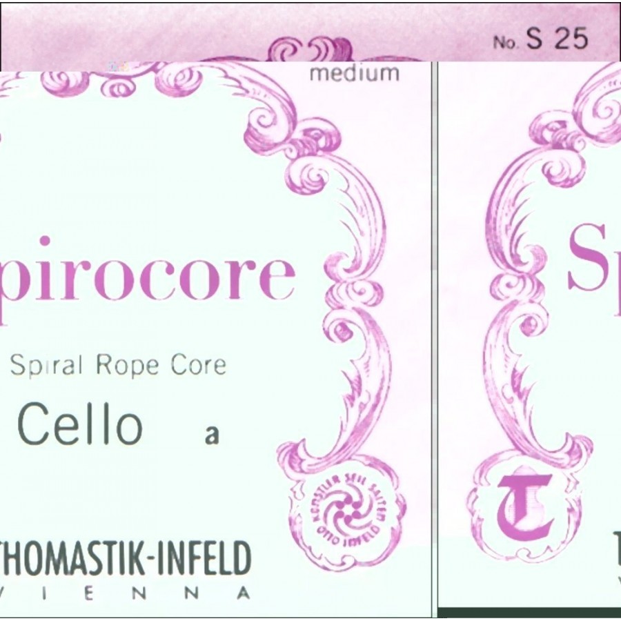 Thomastik-Infeld Cello Strings Spirocore Spiral Core Medium C Tungsten Wound 4/4