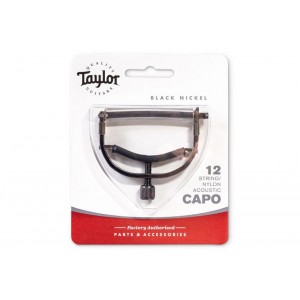 Taylor Capo,12-String/Nylon - Black Nickel