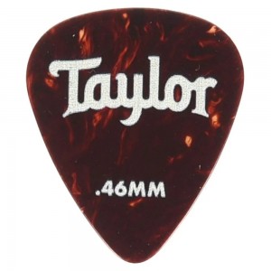 Taylor Celluloid 351 Picks, Tortoise Shell, 0.46mm,  12-Pack