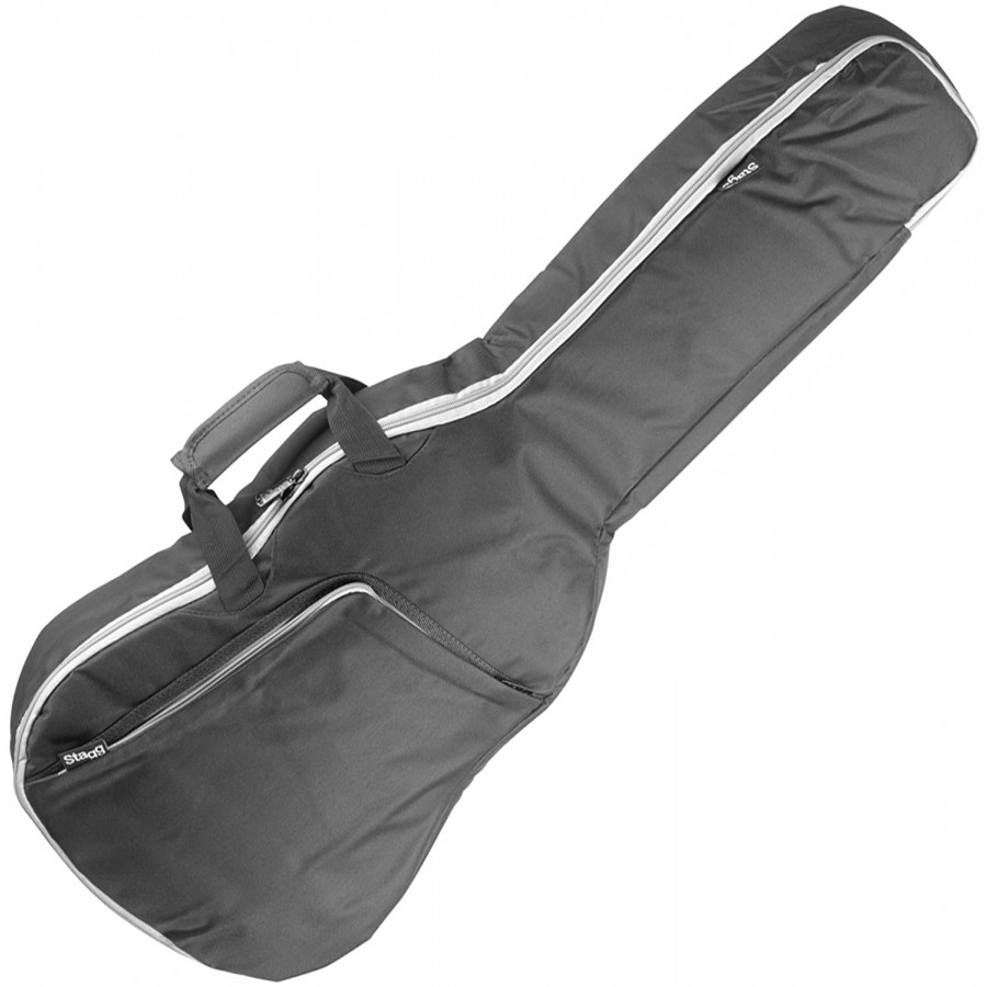 Stagg STB-10-W3 Padded Nylon Bag for 3/4 Folk, Western or Dreadnought Guitar