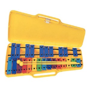 Gewa 847002 Chromatic Bells with Case G2-G4 Coloured