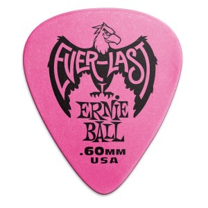 Ernie Ball Everlast 12 Pack Delrin Picks, .60mm