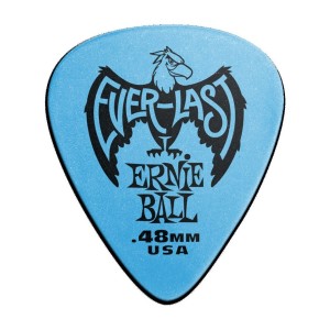 Ernie Ball Everlast 12 Pack Delrin Picks, .48mm