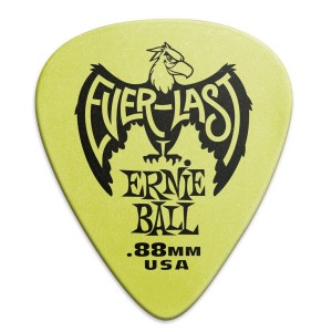 Ernie Ball Everlast 12 Pack Delrin Picks, 0.88mm