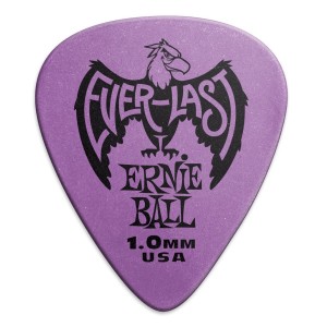 Ernie Ball Everlast 12 Pack Delrin Picks, 1.00mm