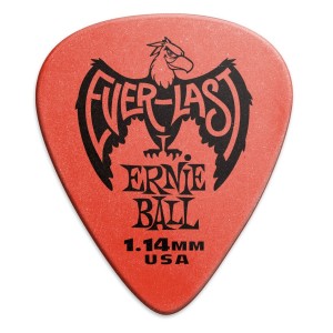 Ernie Ball Everlast 12 Pack Delrin Picks, 1.14mm