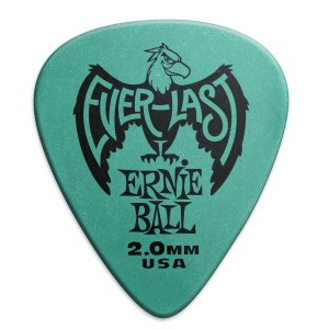 Ernie Ball Everlast 12 Pack Delrin Picks, 2.00mm