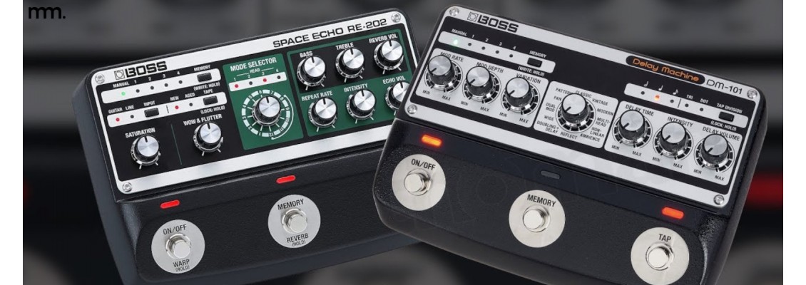 Boss DM-101 vs RE-202 | Analog vs Digital Delay