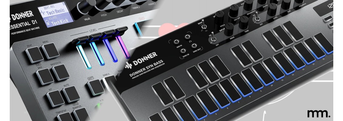 Love Music, Love Donner Synths. The D1 & B1 Synthesizers
