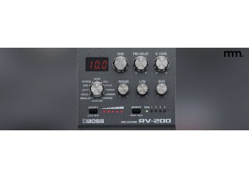 Boss RV-200 Reverb Pedal: Studio-Quality Reverb for Guitar
