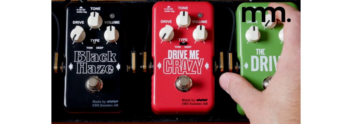 Explore the New EBS Pedals Now at Musicmaker Explore the New EBS Pedals Now at Musicmaker